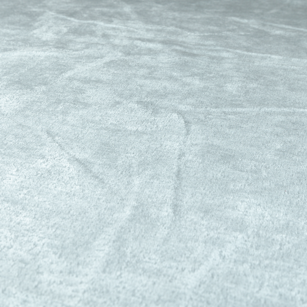 Melbourne Chenille Plain Blue Upholstery Fabric CTR-1519