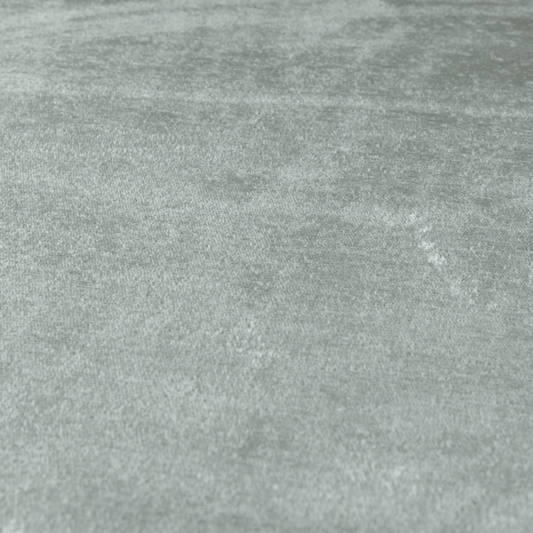 Melbourne Chenille Plain Silver Upholstery Fabric CTR-1523 - Handmade Cushions