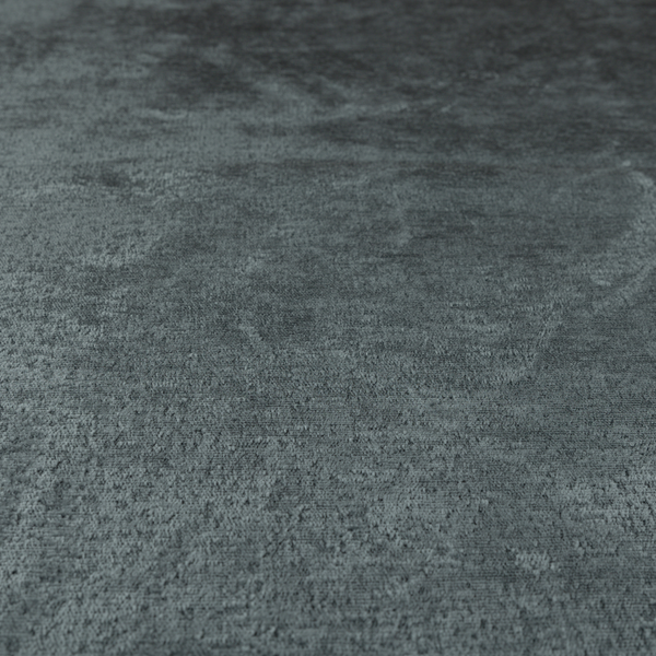 Melbourne Chenille Plain Grey Upholstery Fabric CTR-1527