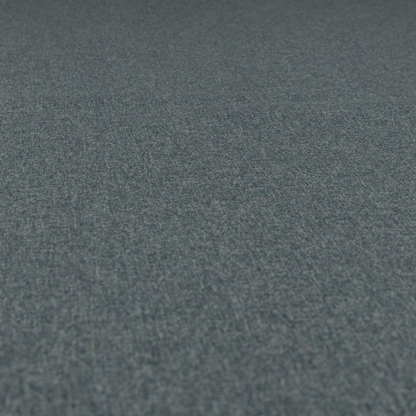 Jordan Soft Touch Chenille Plain Water Repellent Denim Blue Upholstery Fabric CTR-1631