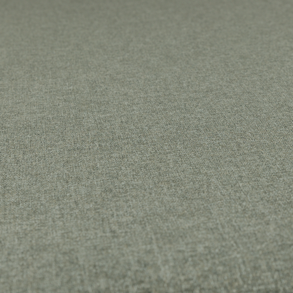 Jordan Soft Touch Chenille Plain Water Repellent Natural With Slate Grey Upholstery Fabric CTR-1639