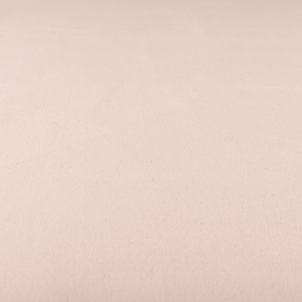 Peru Moleskin Plain Velvet Water Repellent Treated Material Blush Pink Colour Upholstery Fabric CTR-1742