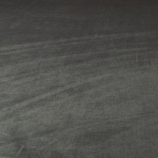 Barbados Plain Velvet Water Repellent Grey Upholstery Fabric CTR-1811