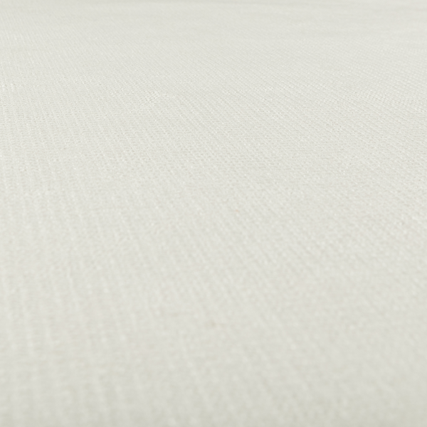 Oslo Plain Textured Corduroy White Colour Upholstery Fabric CTR-1884 - Handmade Cushions