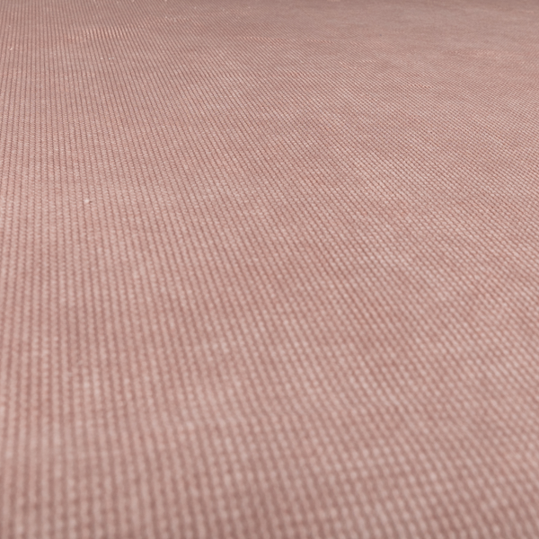 Oslo Plain Textured Corduroy Pink Colour Upholstery Fabric CTR-1894 - Handmade Cushions