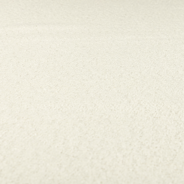 Hoover Boucle Recycled PET Material White Colour Upholstery Fabric CTR-1904 - Made To Measure Curtains