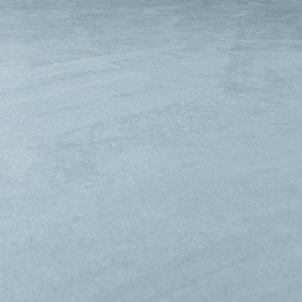 Dhaka Plain Suede Light Blue Colour Upholstery Fabric CTR-1917