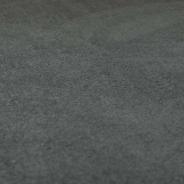 Berlin Boucle Textured Chenille Charcoal Grey Colour Upholstery Fabric CTR-1956 - Roman Blinds
