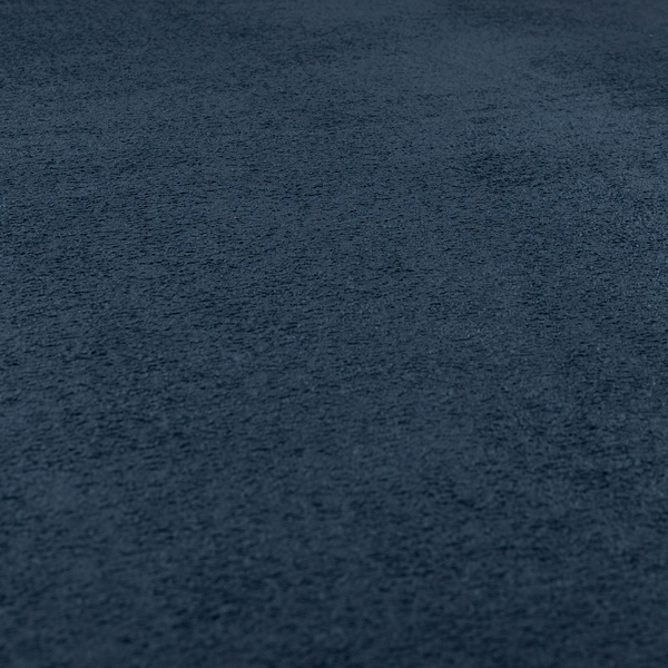 Berlin Boucle Textured Chenille Navy Blue Colour Upholstery Fabric CTR-1958