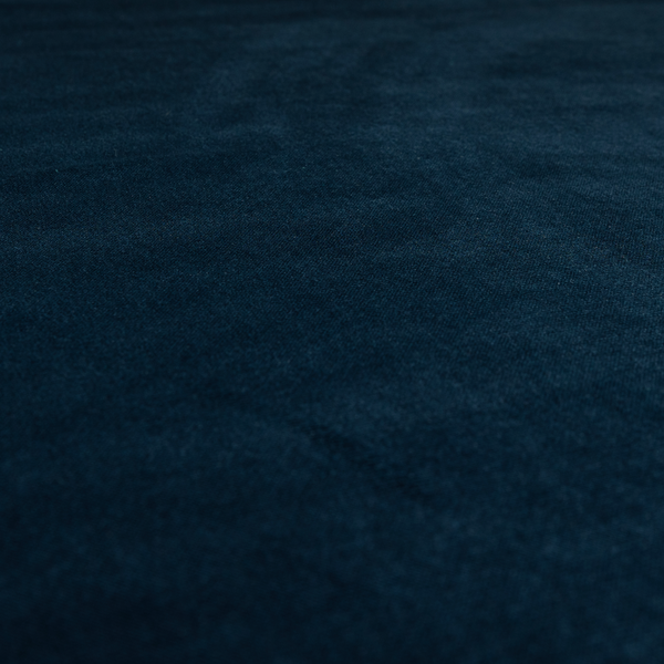 Muscat Plain Velvet Material Navy Blue Colour Upholstery Fabric CTR-2006