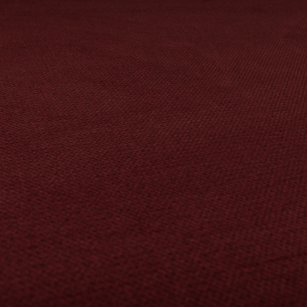 Tanzania Soft Velour Textured Material Red Colour Upholstery Fabric CTR-2064 - Roman Blinds