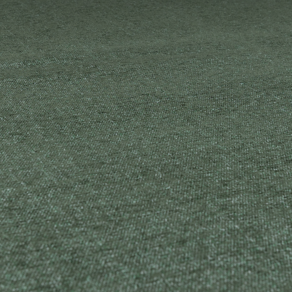Nairobi Soft Textured Chenille Green Colour Upholstery Fabric CTR-2156 - Handmade Cushions