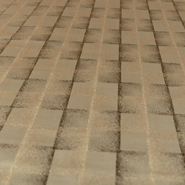 Casa Textured Uniformed Block Shine Pattern Gold Furnishing Fabric CTR-2209