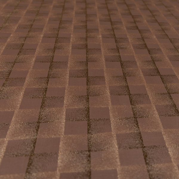 Casa Textured Uniformed Block Shine Pattern Pink Furnishing Fabric CTR-2212 - Handmade Cushions