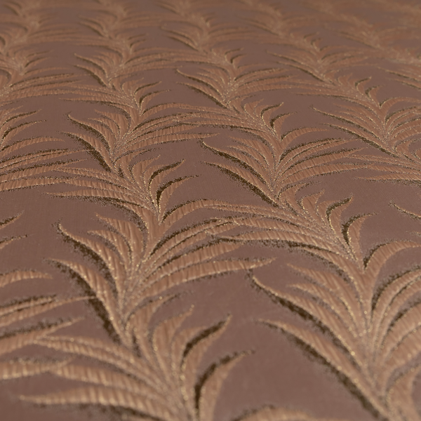 Casa Textured Leaf Pattern Pink Furnishing Fabric CTR-2214 - Handmade Cushions