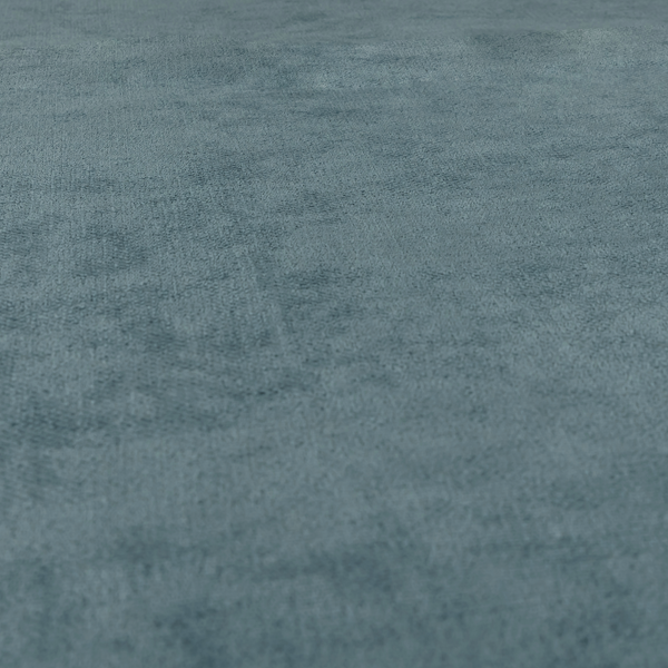 Tessuto Soft Chenille Plain Water Repellent Blue Upholstery Fabric CTR-2307