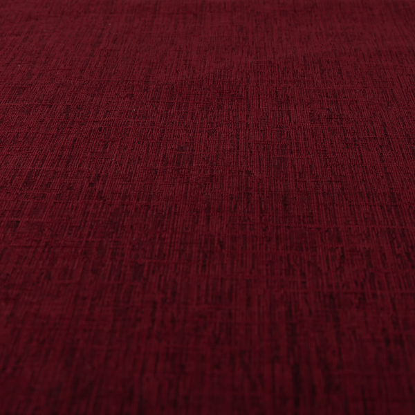 Vienna Semi Plain Chenille Red Upholstery Fabric CTR-2330 - Handmade Cushions