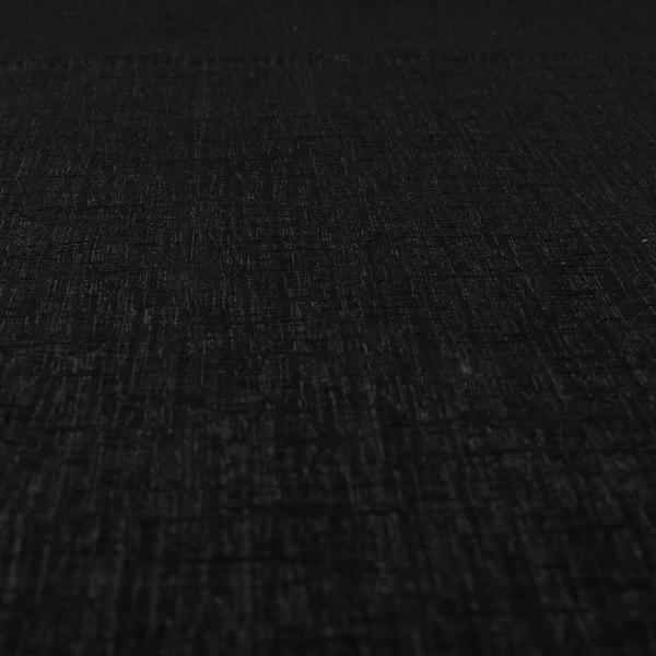 Vienna Semi Plain Chenille Dark Grey Upholstery Fabric CTR-2339