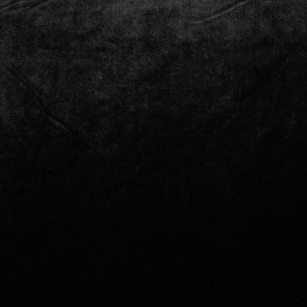 Madrid Soft Plain Shimmer Velvet Black Upholstery Fabric CTR-2404 - Handmade Cushions