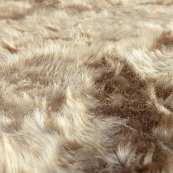 Silkie Faux Fur Material Beige Colour Fabric CTR-2423 - Handmade Cushions