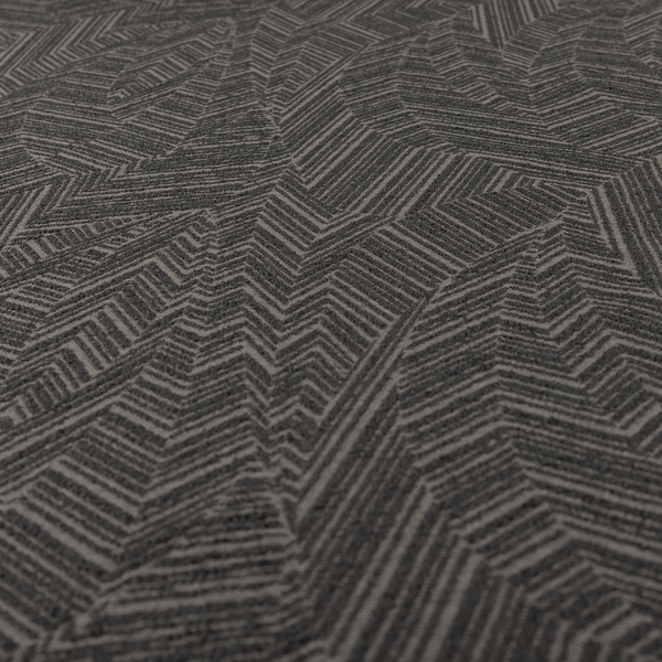 Cotswold Abstract Pattern Grey Colour Upholstery Fabric CTR-2561 - Handmade Cushions