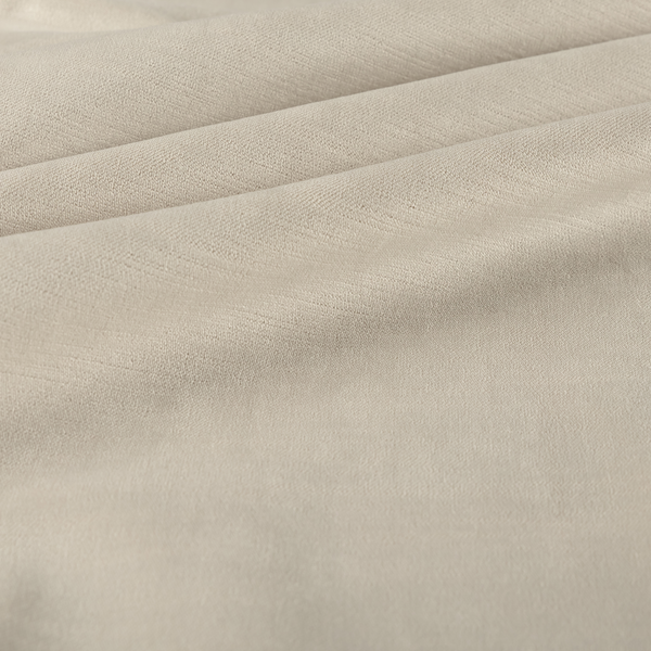 Atlantic Ribbed Textured Plain Cotton Feel Velvet White Upholstery Fabric CTR-2576 - Handmade Cushions
