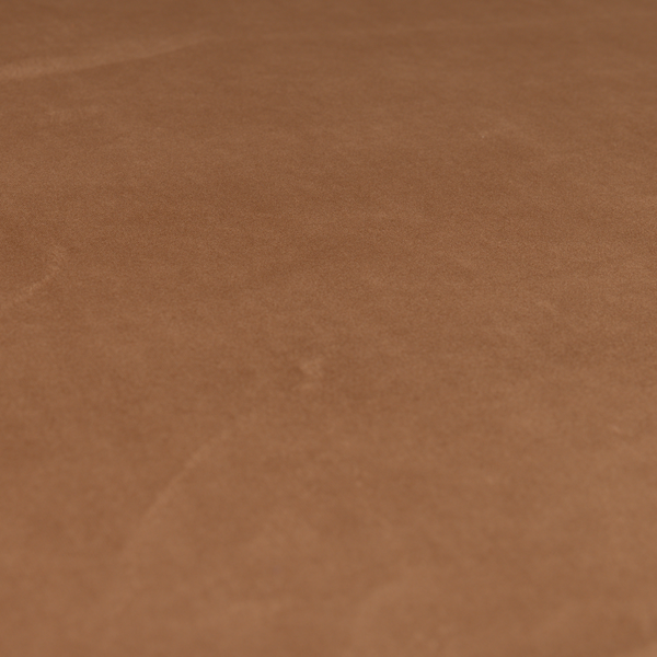 Alpha Plain Durable Velvet Brushed Cotton Effect Upholstery Fabric Brown Colour CTR-2718 - Handmade Cushions