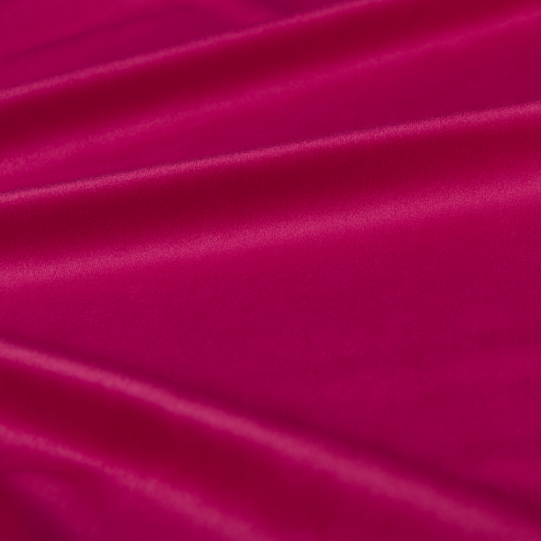 Alpha Plain Durable Velvet Brushed Cotton Effect Upholstery Fabric Pink Colour CTR-2722