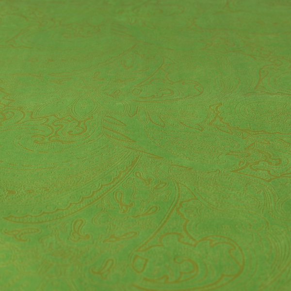 Athena Laser Cut Pattern Soft Velveteen Green Velvet Upholstery Curtains Fabric CTR-2751 - Handmade Cushions