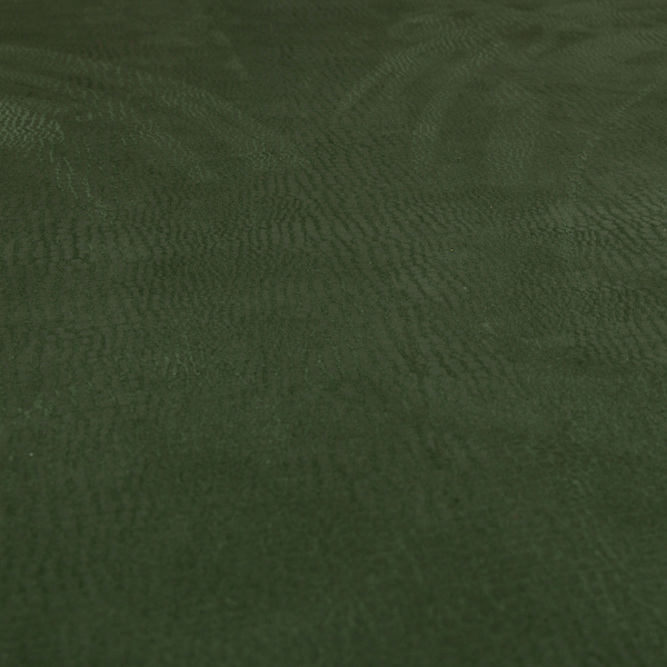 Crocodile Pattern Soft Faux Suede Green Upholstery Fabric CTR-2784 - Handmade Cushions