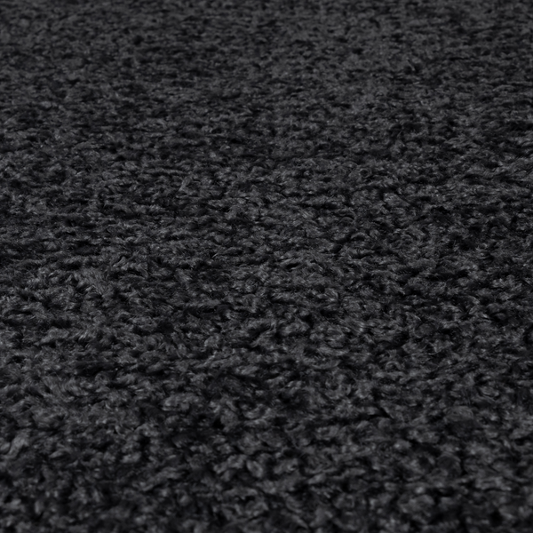 Willow Boucle Material Black Colour Upholstery Fabric CTR-2792