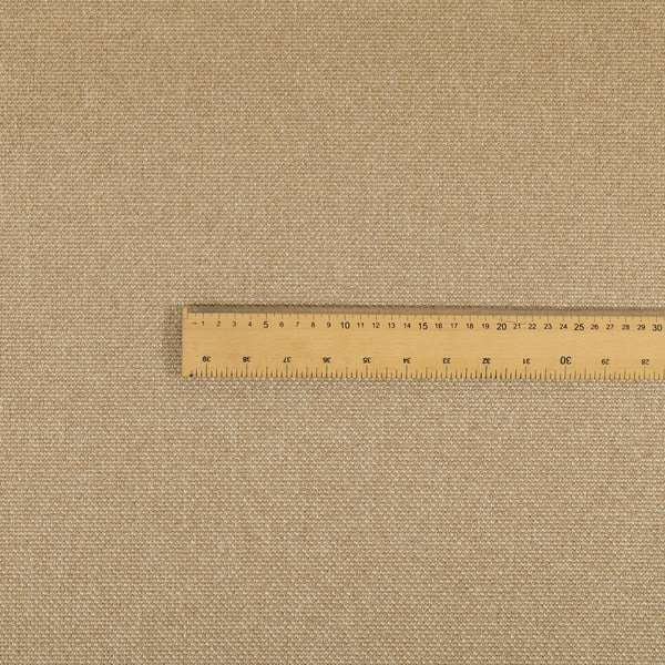 Astro Textured Basket Weave Plain Gold Colour Upholstery Fabric CTR-43