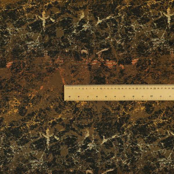 Agenda Quality Semi Plain Abstract Brown Black Chenille Furnishing Upholstery Fabric CTR-787 - Handmade Cushions