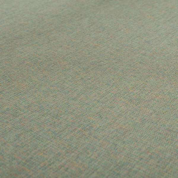 Downton Blue Semi Plain Lightweight Chenille Curtain Upholstery Fabrics CTR-809 - Roman Blinds