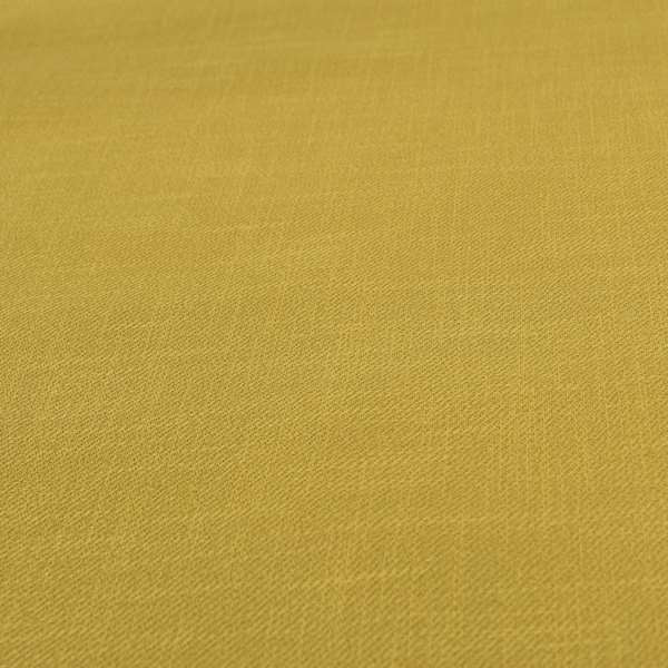 Cruise Ribbed Weave Textured Chenille Material In Yellow Upholstery Curtain Fabric - Handmade Cushions