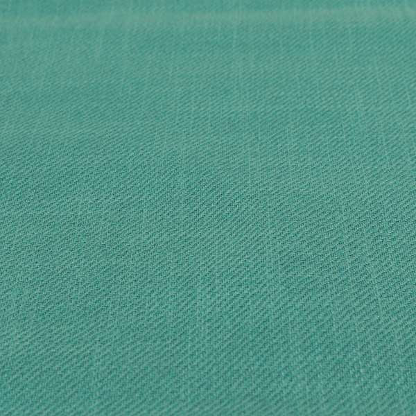 Cruise Ribbed Weave Textured Chenille Material In Teal Turquoise Upholstery Curtain Fabric