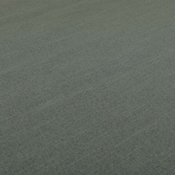 Darwin Linen Effect Style Flat Weave Material In Steel Grey Colour Upholstery Soft Furnishing Fabrics - Made To Measure Curtains