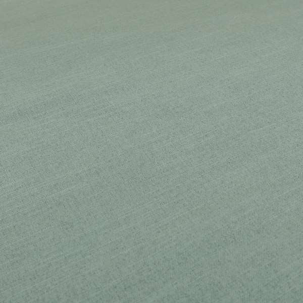 Darwin Linen Effect Style Flat Weave Material In Cerulean Blue Colour Upholstery Soft Furnishing Fabrics - Handmade Cushions