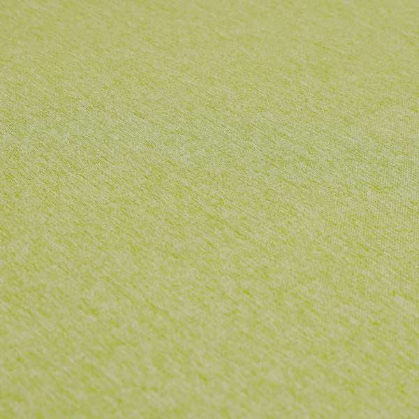 Davos Flat Weave Chenille Upholstery Fabrics In Green - Handmade Cushions