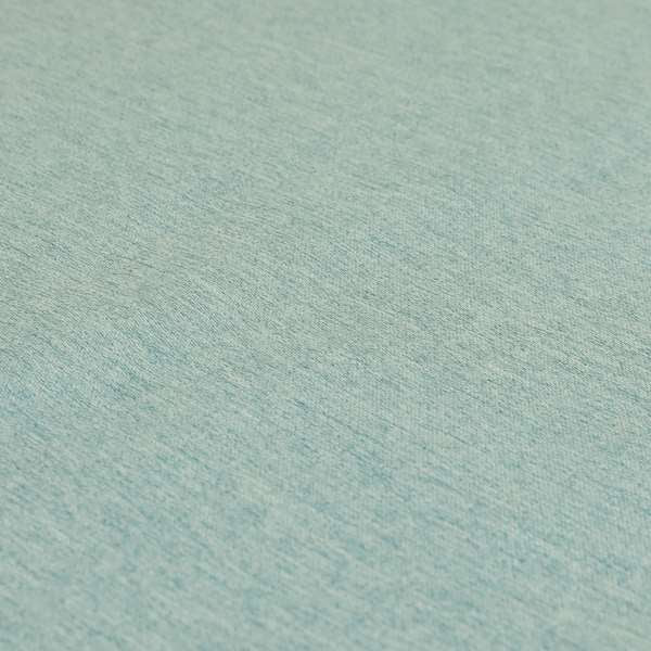 Davos Flat Weave Chenille Upholstery Fabrics In Light Blue - Made To Measure Curtains
