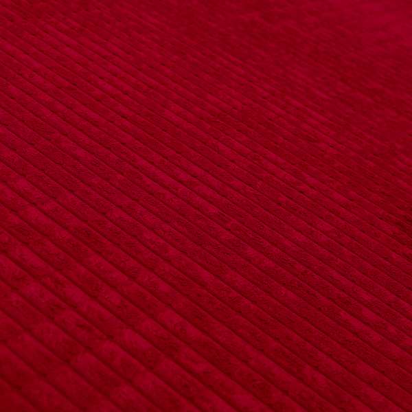 Didcot Brick Effect Corduroy Fabric In Red Colour - Handmade Cushions