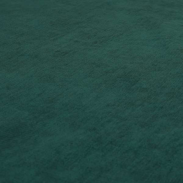 Earley Soft Matt Velvet Chenille Furnishing Upholstery Fabric In Ocean Teal Colour - Handmade Cushions