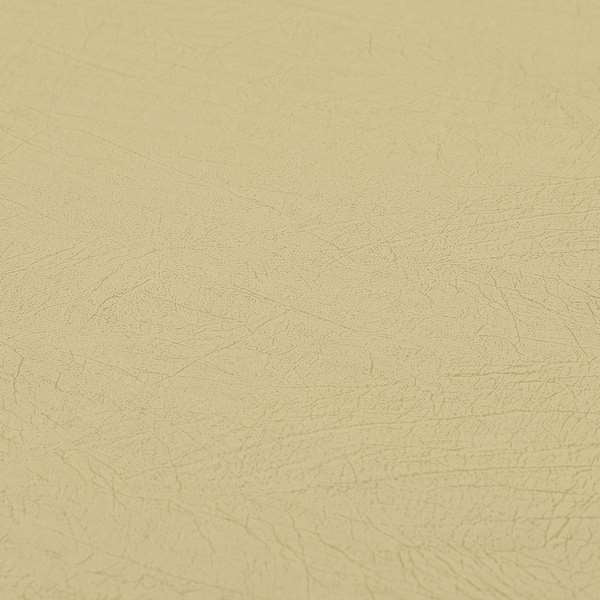 Earth Soft Textured Faux Leather In Cream Colour Upholstery Fabrics