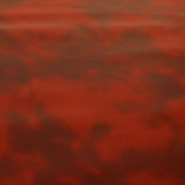 Eternity Grain Textured Aged Effect Faux Leather Red Burgundy Colour Upholstery Vinyl Fabrics