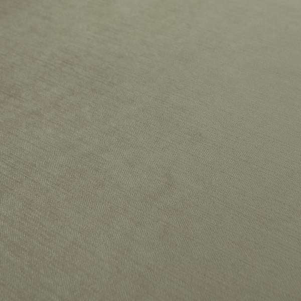 Florentine Soft Shine Textured Beige Colour Chenille Velvet Upholstery Fabric