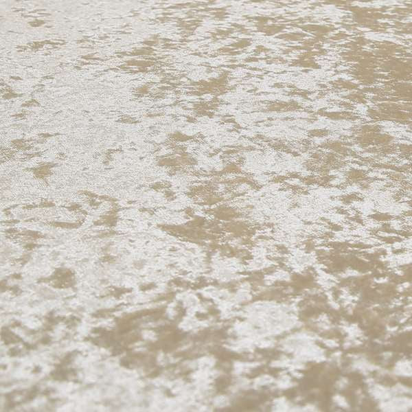 Geneva Crushed Velvet Upholstery Fabric In Cream Colour - Handmade Cushions