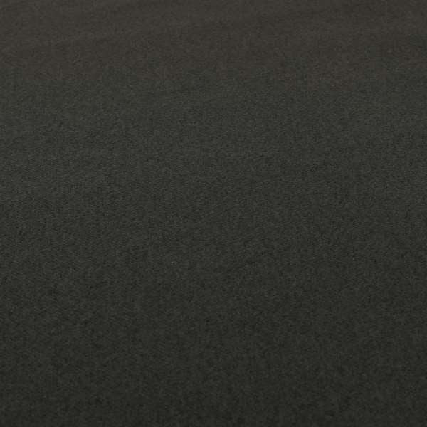 Halesworth Tweed Effect Wool Like Black Furnishing Upholstery Fabric