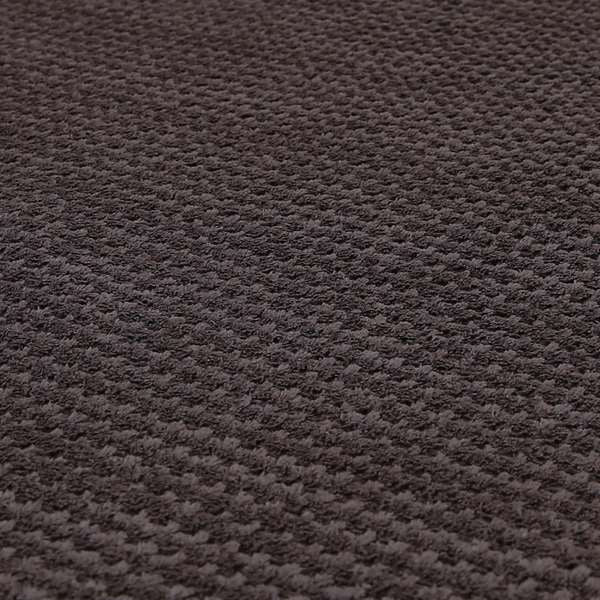 Ilford Plush Wave Ripple Effect Corduroy Upholstery Fabric In Brown Chocolate Colour - Made To Measure Curtains