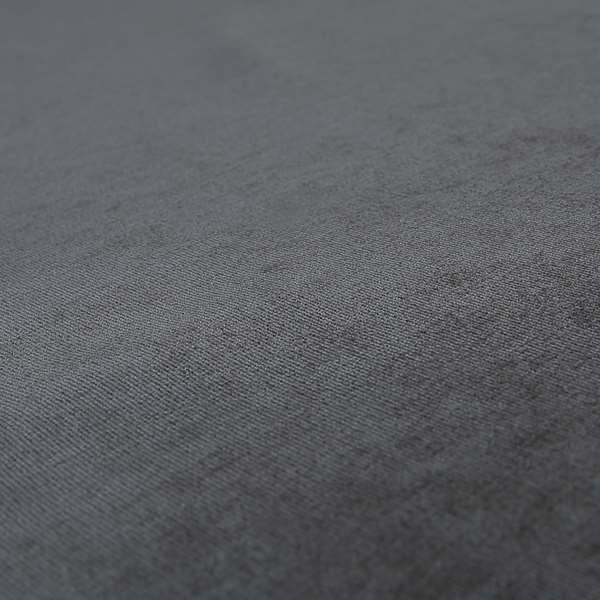 Irania Soft Chenille Upholstery Fabric Slate Grey Colour