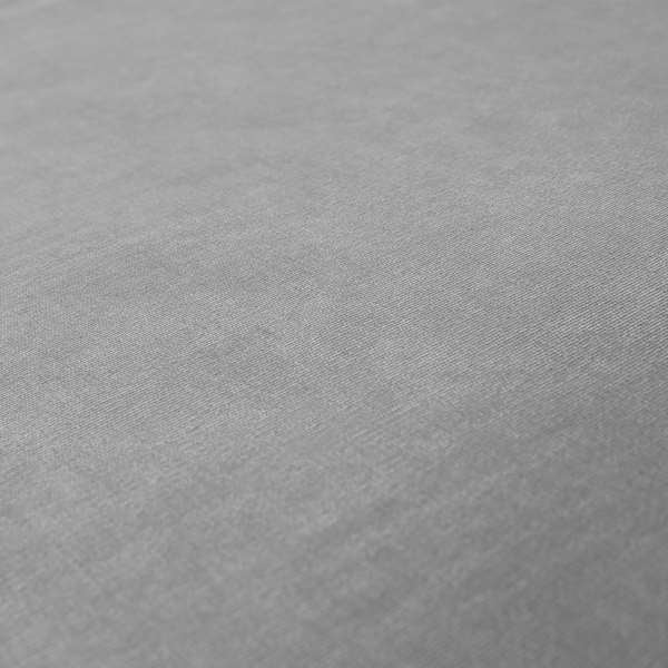Irania Soft Chenille Upholstery Fabric Silver Grey Colour - Handmade Cushions